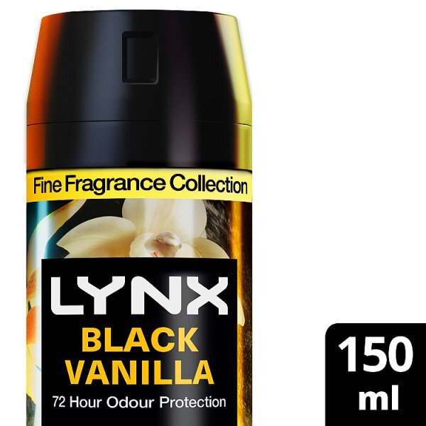 Lynx Fine Fragrance Collection Black Vanilla Premium Body Spray 150 ml