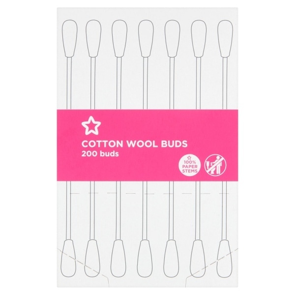 Superdrug Cotton Wool Buds - 200 Buds