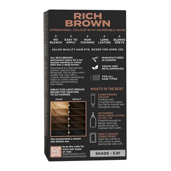 Bleach London Rich Brown Permanent Kit