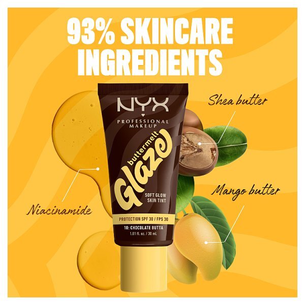 NYX Professional Makeup Buttermelt Glaze Skin Tint + SPF30 Foundation