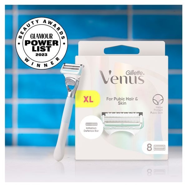 DNR Venus For Pubic Hair & Skin Blades 8 Pack