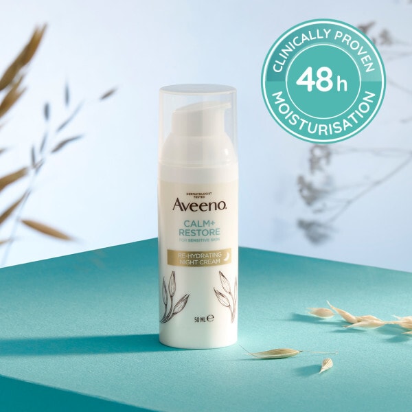 Aveeno Face Calm And Restore Re-Hydrating Night Cream 50Ml