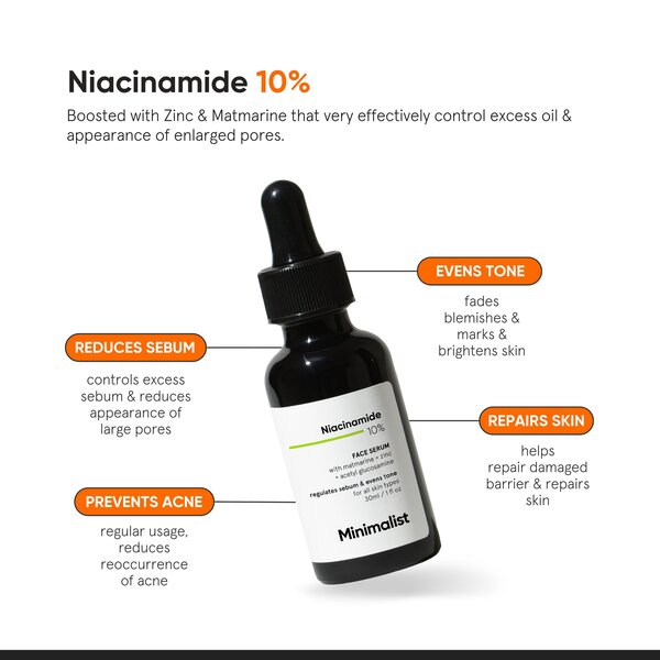 Minimalist Niacinamide 10% Face Serum 30ML