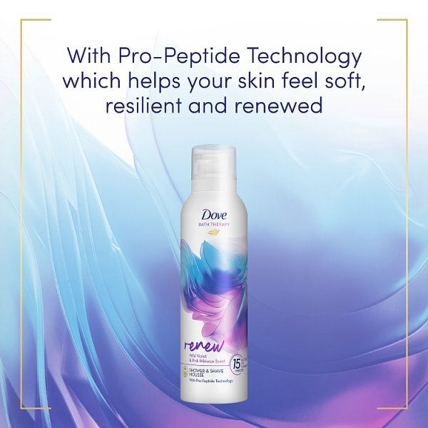 DNR Dove Shower Mousse Foam Renew Shower & Shave 200Ml