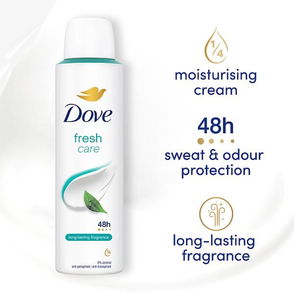 Dove Women Antiperspirant Deodorant Fresh Aerosol 150Ml