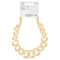 Superdrug Gold Tone Chunky Statement Necklace