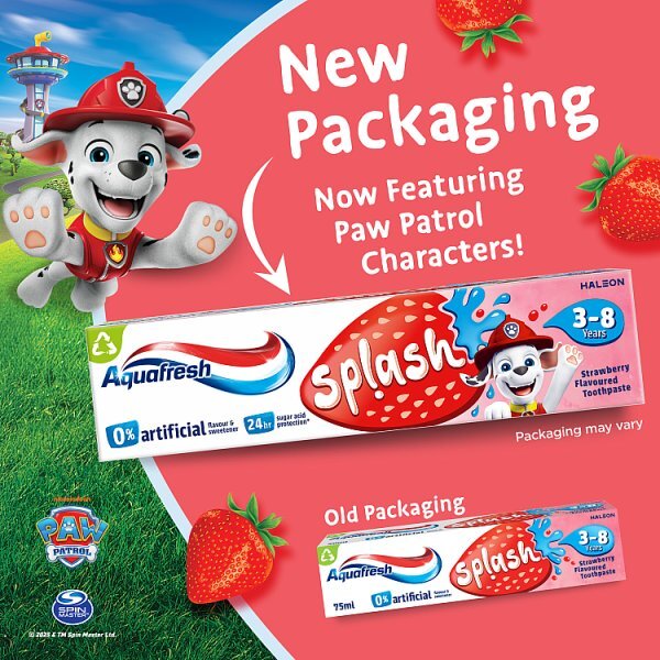 Aquafresh Kids Splash Toothpaste 3-8 years 75ml