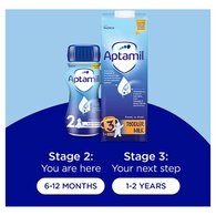 Aptamil 2 Follow On Baby Milk Formula Liquid 6-12 Mths 200ml