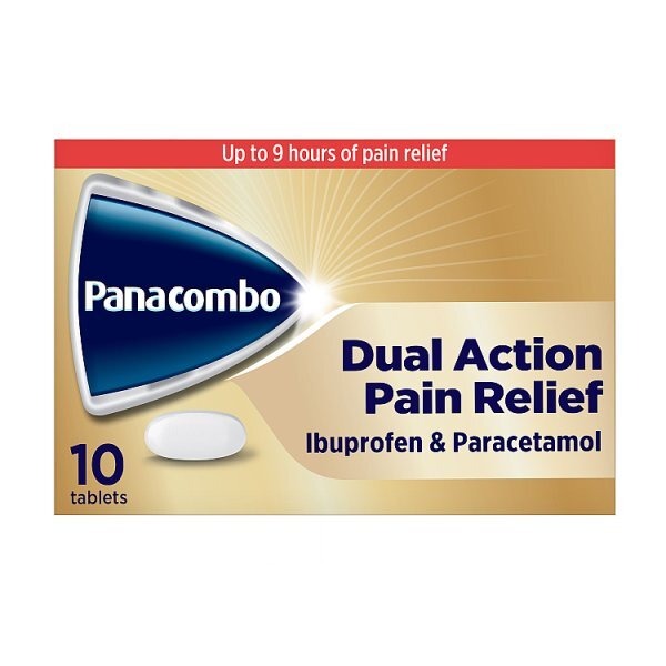 Panacombo Dual Action Paracetamol & Ibuprofen Tablets, 10S