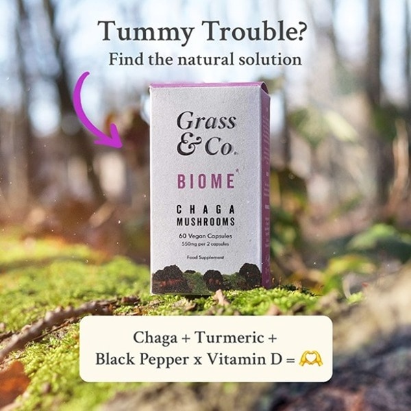 Grass & Co. Biome Chaga Mushrooms Capsules