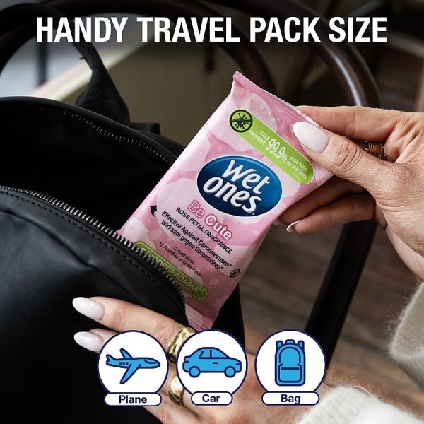 Wet Ones Be Cute Biodegradable Anti Bac Wipes
