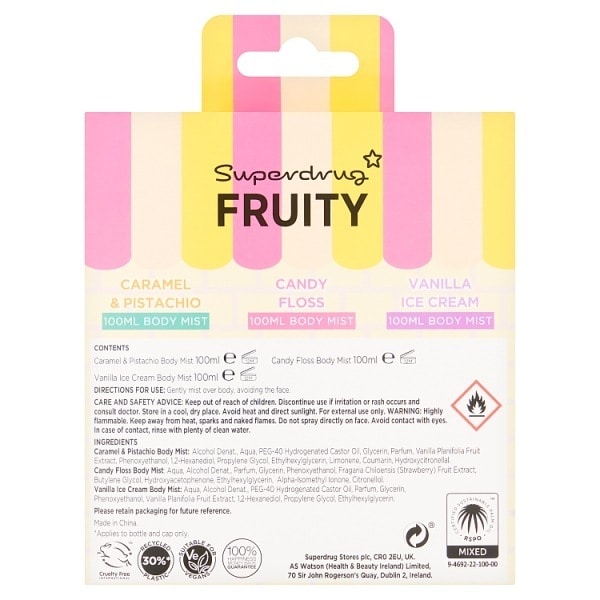 Fruity Mists Gift Set x3 100ml