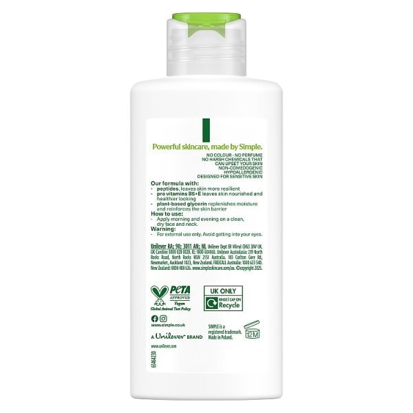 Simple Kind to Skin Replenishing Rich Lotion 125 ml