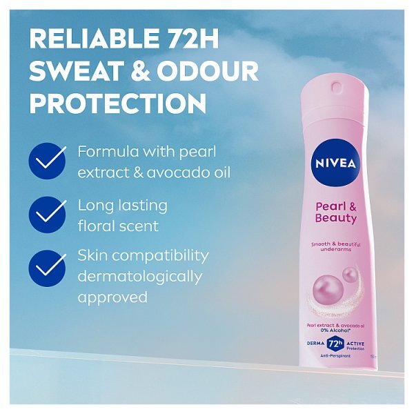 NIVEA Anti-Perspirant Deodorant Spray Pearl & Beauty 150ml