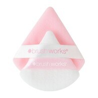 Brushworks Triangular Powder Puff Duo