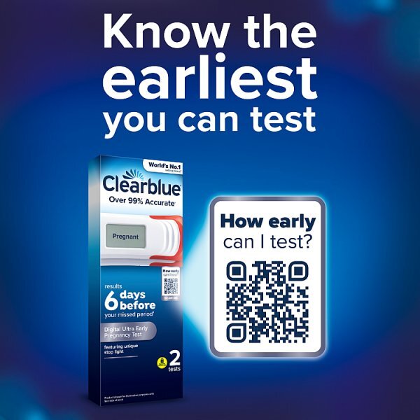 Clearblue Digital Ultra Early Pregnancy Test - 2 Tests
