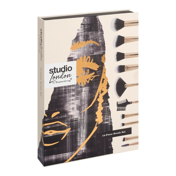 Superdrug Studio London 10 Piece Brush Vault Set