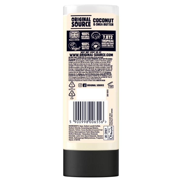 Original Source Coconut & Shea Butter Shower 500ml