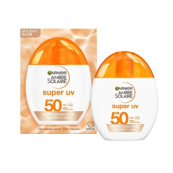 Garnier Ambre Solaire Super Uv  Water Fluid Spf50 Glow
