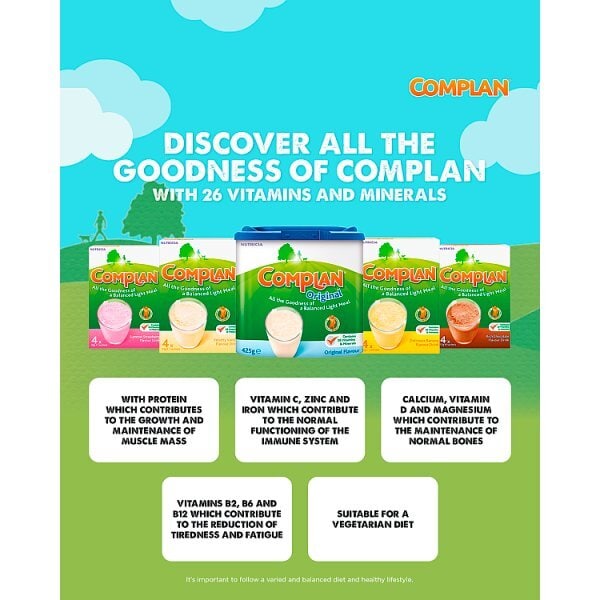 Complan Strawberry Nutritional Drink Sachet 4x55g