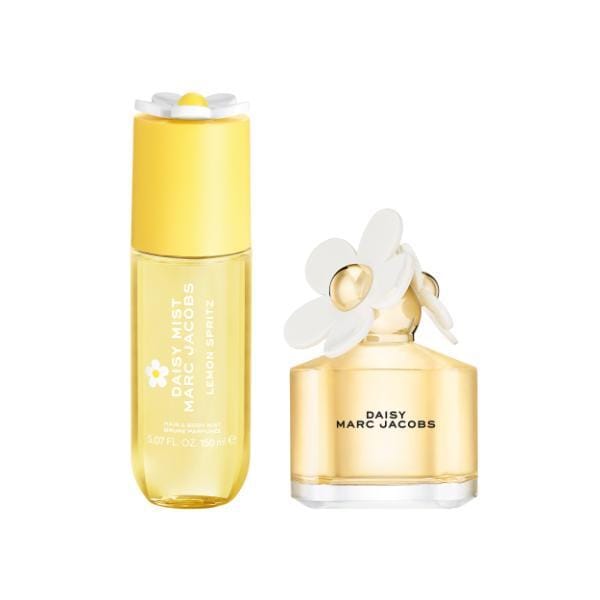 Marc Jacobs Daisy Lemon Spritz Hair & Body Mist & Daisy Eau de Toilette 50ml Bundle