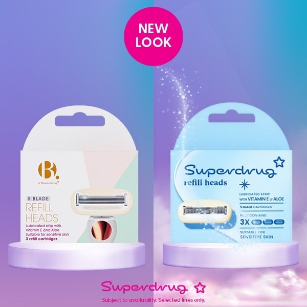 Superdrug Premium 5 Blade Razor Refills x3