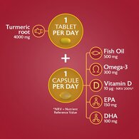 Seven Seas Omega-3 Plus Turmeric - 30 Duo Pack