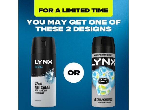 Lynx Ice Chill Anti-Perspirant Deodorant Aerosol 150 ml
