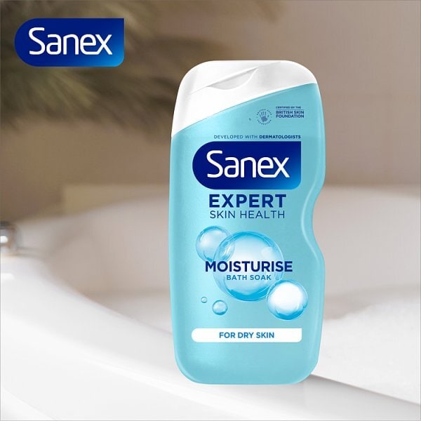 Sanex Expert Skin Health Moisturising Bath Soak 450ml