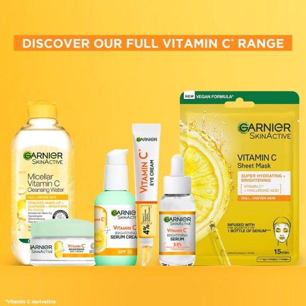 Garnier Brightening 4% Vitamin C Eye Cream 15Ml