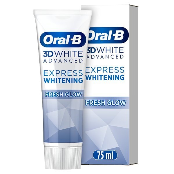 Oral-B 3D White Advanced Express Whitening Fresh Glow Toothpaste 75ml
