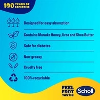 Scholl Foot Mask With Manuka Honey, Shea Butter & Urea