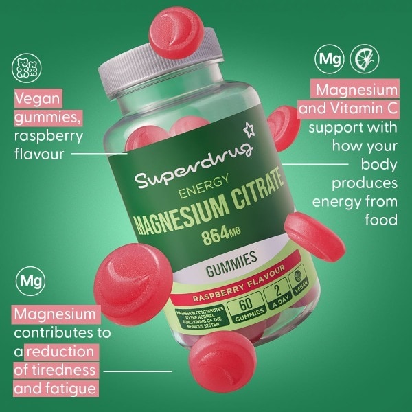Superdrug Magnesium Citrate Gummies 60s
