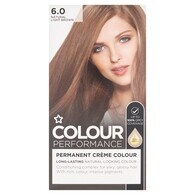Superdrug Performance Permanent Hair Dye Light Brown 6.0