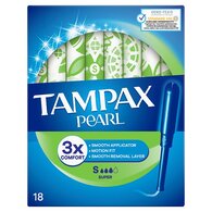 Tampax Pearl Super Applicator Tampon Single 18PK