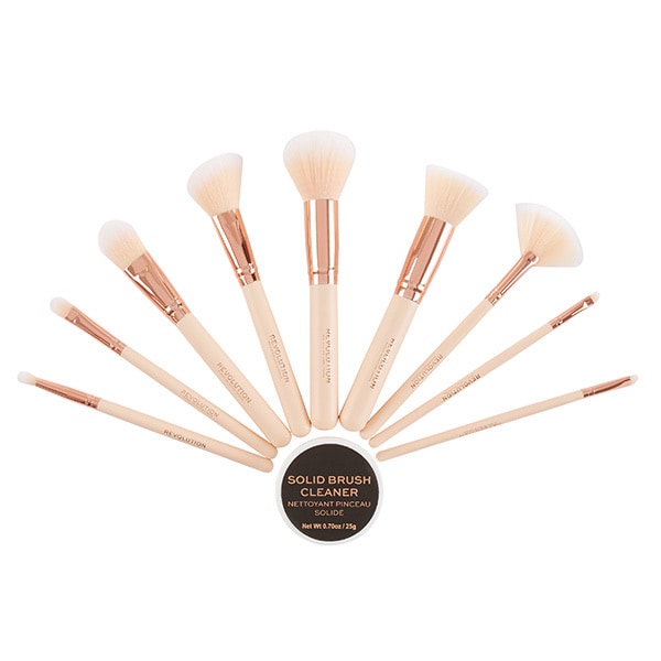 DNR Revolution Ultimate 10 piece Makeup Brush Gift Set