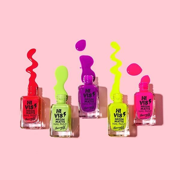 Barry M Hi Vis Matte Neon Nail Paint - Lime Spark