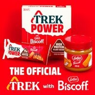 Trek Power Biscoff 55G / 15G Plant Based Protein / Vegan