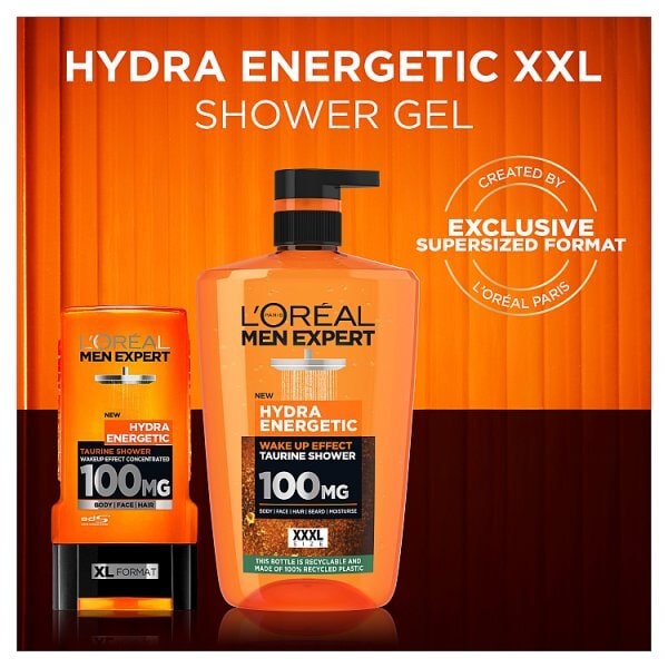 L'Oréal Men Expert Hydra Energetic Shower Gel Large XXL 1L