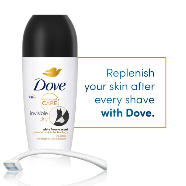 Dove Adv Antiperspirant Deodorant Roll on Invisible 50ml