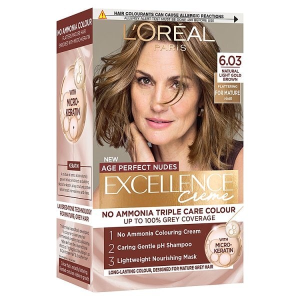 L'Oréal Paris Excellence Age Perfect Nudes 6.03 Light Gold Brown