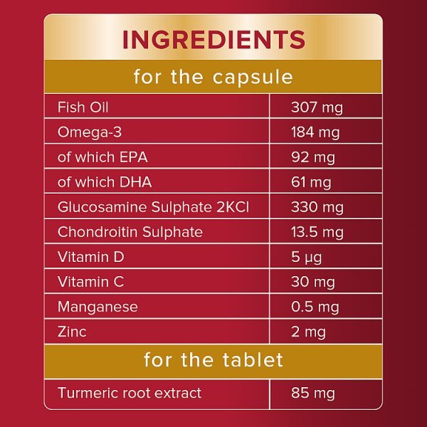 Seven Seas JointCare Supplex & Turmeric 30 Capsules + 30 Tablets