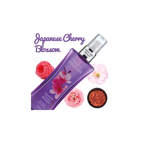 Body Fantasies Perfume Body Spray Japanese Cherry Blossom