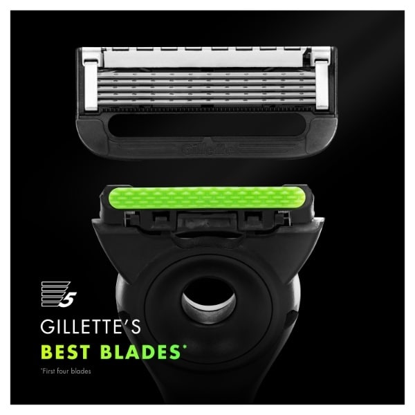 Gillette Labs Exfoliating Razor with Magnetic Stand Silver