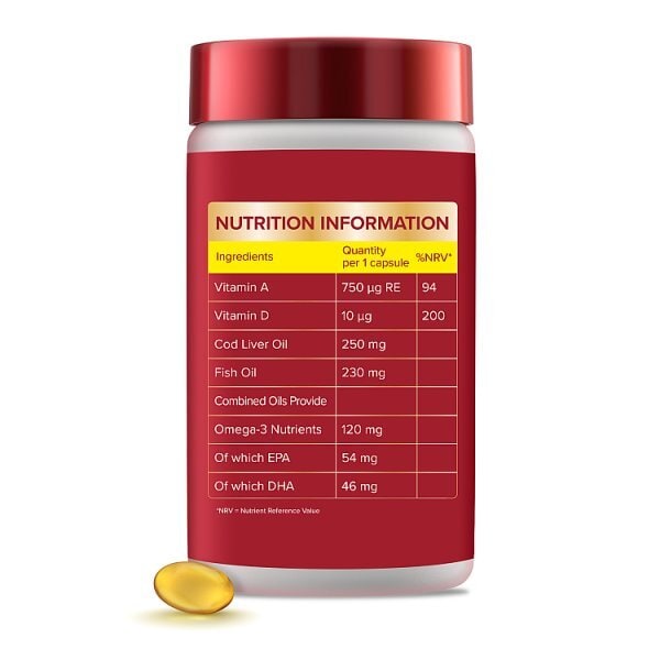 Seven Seas Cod Liver Oil One A Day Omega-3 120s