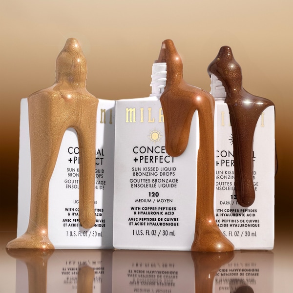 Milani Conceal + Perfect Sun Kissed Liquid Bronzing Drops - Dark 130