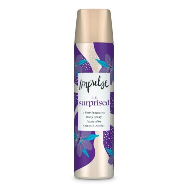 Impulse Body Spray Deodorant Be Surprised 75ml