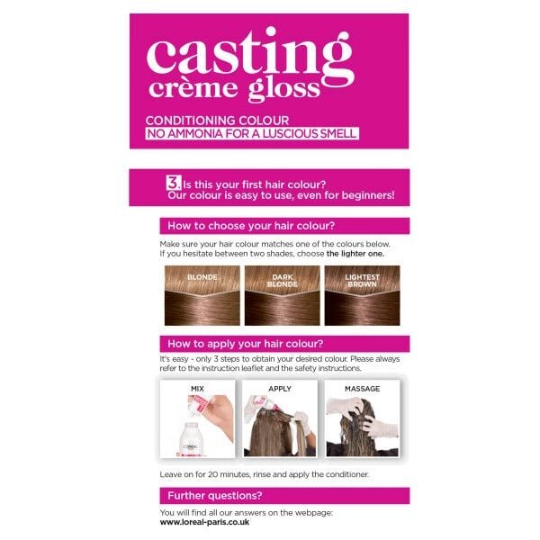 Casting Creme 713 Iced Latte Blonde Semi Permanent Hair Dye