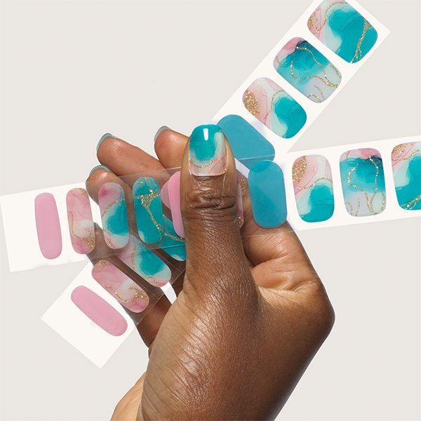 Mylee Gel Nail Wraps Cosmic Swirl