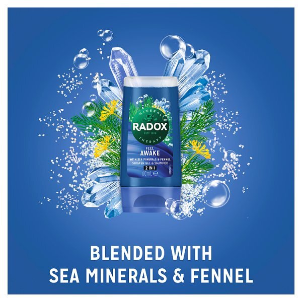 Radox Mineral Therapy Feel Awake 2-in-1 Shower Gel & Shampoo 60 ml